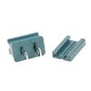 Novelty Lights SPT-1 Male Vampire Plugs, 25 Pack Green Polarized 8 Amp Snap-On Power Connectors for Christmas Lights and 18 AWG Parallel Lamp Cord view 1