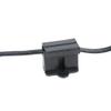 Novelty Lights SPT1 Female Plug (25 Pack) SPT1 Vampire Plugs Black Female Plug - SPT1, Comes with 1 Slide On Back, Easy to Use, 8 Amp Rating, Made for Indoor and Outdoor Use, Plugs for Christmas view 4
