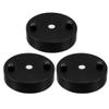 uxcell Retro Ceiling Light Plate Pointed Base Chassis Disc Pendant Accessories 80mmx20mm Black w Screw 3pcs view 1
