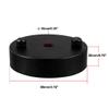 uxcell Retro Ceiling Light Plate Pointed Base Chassis Disc Pendant Accessories 80mmx20mm Black w Screw 3pcs view 3