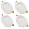 Bulbright 4PACK 5.6 Inch LED Recessed Lighting, 12W, 6000K Cool White, 1100lm, LED Recessed Lighting Light Retrofit Kit Fixture Downlight, LED Ceiling Light (12 Watt, 6000K-Cool White) view 1