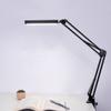 JIAN YA NA Metal LED Swing Arm Desk Lamp Dimmable Flexible Arm Lamp Clamp for Architect Engineer Reading Office Folding Table Light,Touch Control,Black view 1