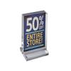 Azar Displays 104510 Deluxe Vertical Acrylic Block Stand, 5"" x 7"" Pack of 1 view 2