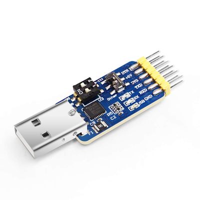 WITMOTION UART 6-in-1 USB to Serial Converter, Multifunctional (USB to TTL/RS485/232, TTL-RS232/485, 232-485), Universal Adapter Module with CP2102 Compatible with Windows 7/8/10, Linux, Arduino