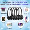 CN-Outlet Wholesale Kids Headphones in Bulk 25 Pack for School Classroom Students Children and Adults - Black view 2