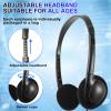 CN-Outlet Wholesale Kids Headphones in Bulk 25 Pack for School Classroom Students Children and Adults - Black view 3