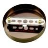 uxcell Retro Ceiling Light Plate Pointed Base Chassis Disc Pendant Accessories 100mmx20mm Bronze Tone w Screw 3pcs view 2