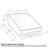 Azar Displays 556134 Divider Bin, 12"" x 14"" Pack of 4 view 3