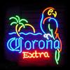 Corona Parrot Palm Tree Extra Beer Bar Real Glass Tube Neon Light Sign 19"x15" inches Handcrafted view 1