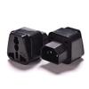 IEC C14 to Universal Female AU US UK EU C13 &1 (2in1) Adapter Power Plug/Socket (2 Pack) view 1