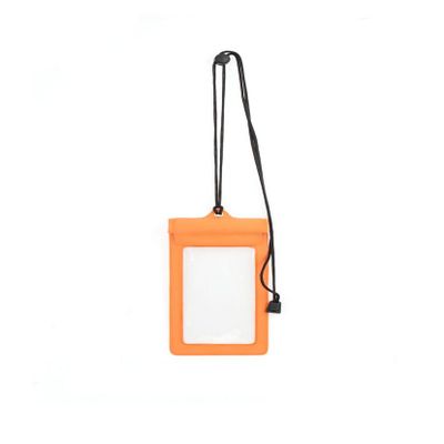 Kikkerland Waterproof Phone Bag, Orange
