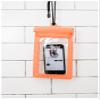 Kikkerland Waterproof Phone Bag, Orange view 4