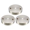 uxcell Retro Ceiling Light Plate Pointed Round Base Chassis Disc Pendant Accessories 97mmx20mm Silver Tone w Screw 3pcs view 1
