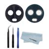 YUYOND Black Back Rear Camera Glass Lens Replacement for Motorola Moto X4 with Adhesive Preinstalled with Tools Kit view 1