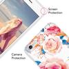 Imikoko iPhone 6s Case Cute iPhone 6 case Glossy Glitter Bling Floral Cover Flexible Soft TPU Slim Shockproof Protective Case for iPhone 6s/6 (flower 4) view 3