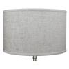 FenchelShades.com 16" Top Diameter x 16" Bottom Diameter 10" Height Lampshade USA Made (Designer Oatmeal) view 2
