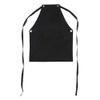 Fdit Black Waxed Heavy Duty Workshop Apron with Multi-Function Pockets, Cross-Back Straps, 25.59x33.07 Inch view 1