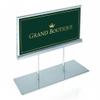 Azar Displays 104566 Elite Series Medium Acrylic Block Sign Holder, 17"" x 11" Graphic Size Pack of 1 view 1