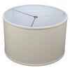 FenchelShades.com 16" Top Diameter x 16" Bottom Diameter 10" Height Lampshade USA Made (Designer Natural) view 1