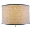 FenchelShades.com 16" Top Diameter x 16" Bottom Diameter 10" Height Lampshade USA Made (Designer Natural) view 3