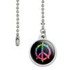 GRAPHICS & MORE Tie Dye Peace Sign Ceiling Fan and Light Pull Chain view 2