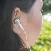 Guess What? Corgi Butt Funny Joke Novelty in-Ear Earbud Headphones - White view 2