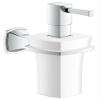 Grohe 40627000 Grandera Ceramic Soap Dispenser With Holder view 1