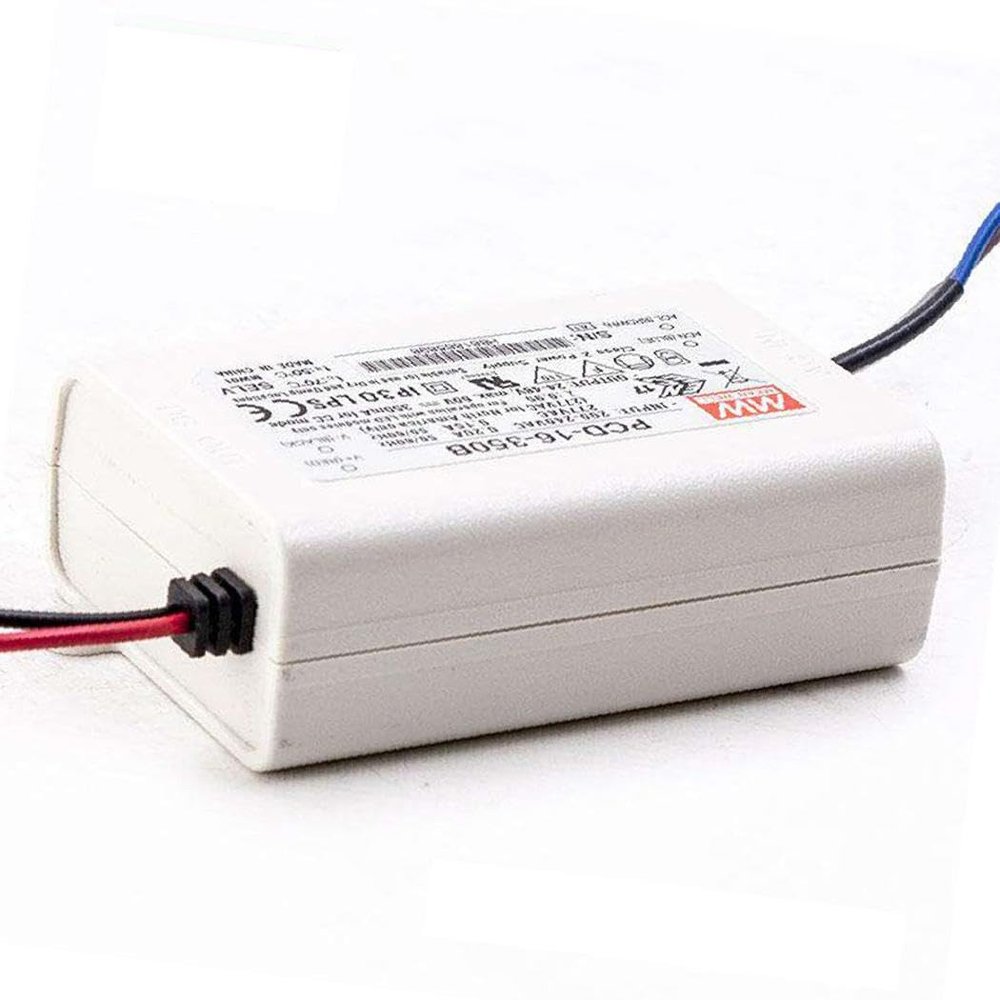 LED Driver 16.8W 48V 350mA PCD-16-350B Meanwell AC-DC SMPS PCD-16 Series MEAN WELL C.C Power Supply
