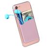 YWXTW Cell Phone Wallet, Silicone 3M Adhesive Stick-on Wallet for Card Pink view 2
