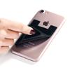 YWXTW Cell Phone Wallet, Silicone 3M Adhesive Stick-on Wallet for Card Pink view 4