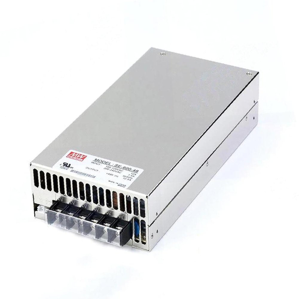 Enclosed Type 600W 48V 12.5A SE-600-48 AC-DC SMPS SE-600 Series Switching Power Supply