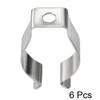 uxcell Pack of 6 T8 U Clips Holder Bracket Replacement Mounting Accessories view 2
