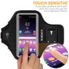 RUNBACH Armband for Galaxy Note 20/10+/9/8,Sweatproof Running Exercise Bag with Fingerprint Touch/Key Holder and Card Slot for Galaxy Note 20/10+/9/8(Black) view 3