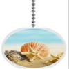 Starfish on Beach #2 Solid Ceramic Fan Pull view 1