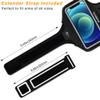 RUNBACH Armband for iPhone 13 Mini/12 Mini/11 Pro/iPhone X/XS,Sweatproof Running Exercise Gym Bag with Card Slot(Black) view 2