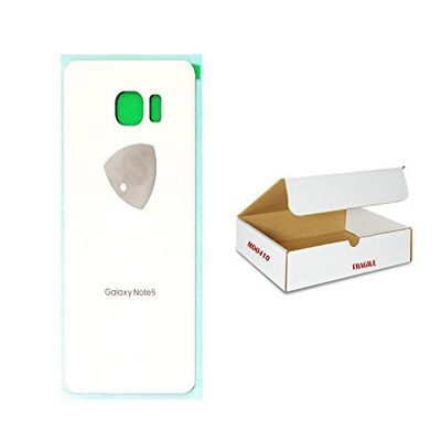 (md0410) Galaxy Note 5 White back door rear housing cover N920 replacement + adhesive + opening tool