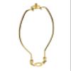 Aspen Creative 20004-1 12" Lamp Harp with Saddle in Polished Brass Finish view 1