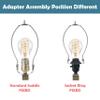 Aspen Creative 20004-1 12" Lamp Harp with Saddle in Polished Brass Finish view 4