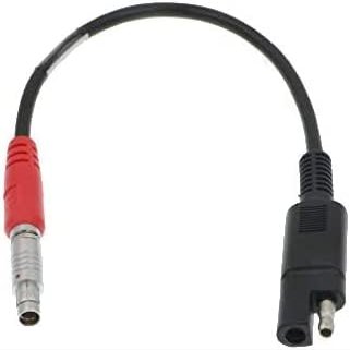 Uonecn for TOPCON Hiper GPS Charger Power Cable End LITE PRO GA GB Plus GR-3 GR-5 SAE2 12''