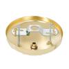 B&P Lamp 5 Inch Modern Shallow Ceiling Light Canopy Plate Kit (Brass) view 2