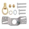 B&P Lamp 5 Inch Modern Shallow Ceiling Light Canopy Plate Kit (Brass) view 4