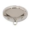 B&P Lamp 5 Inch Modern Shallow Ceiling Light Canopy Plate Kit (Nickel Plated) view 1