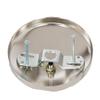 B&P Lamp 5 Inch Modern Shallow Ceiling Light Canopy Plate Kit (Nickel Plated) view 2