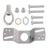B&P Lamp 5 Inch Modern Shallow Ceiling Light Canopy Plate Kit (Nickel Plated) view 4