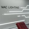 WAC Lighting LED-T-RCH2-WT InvisiLED Linear Asymmetrical Recessed Channel, 8', White view 3