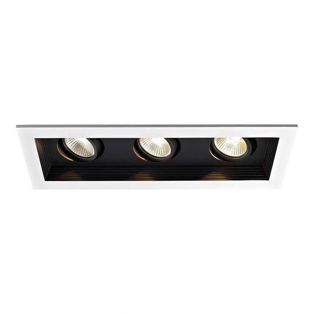 WAC Lighting Mini Multiples LED Three New Construction Housing with Trim and Light Engine