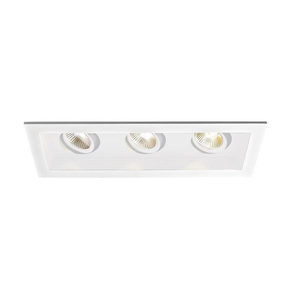 WAC Lighting Mini Multiples LED Three New Construction Housing with Trim and Light Engine