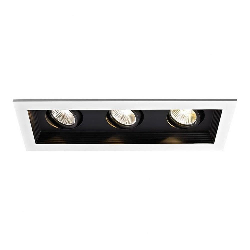 WAC Lighting Mini Multiples LED Three New Construction Housing with Trim and Light Engine