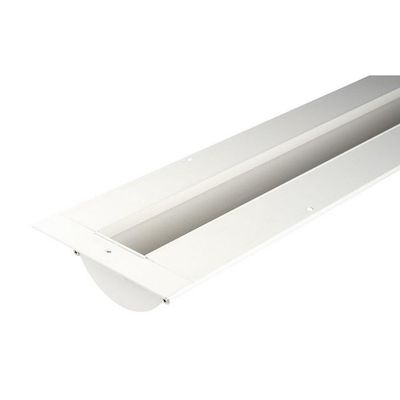 WAC Lighting LED-T-RCH3-WT InvisiLED Linear Deep Recessed Downlight Channel, 8', White