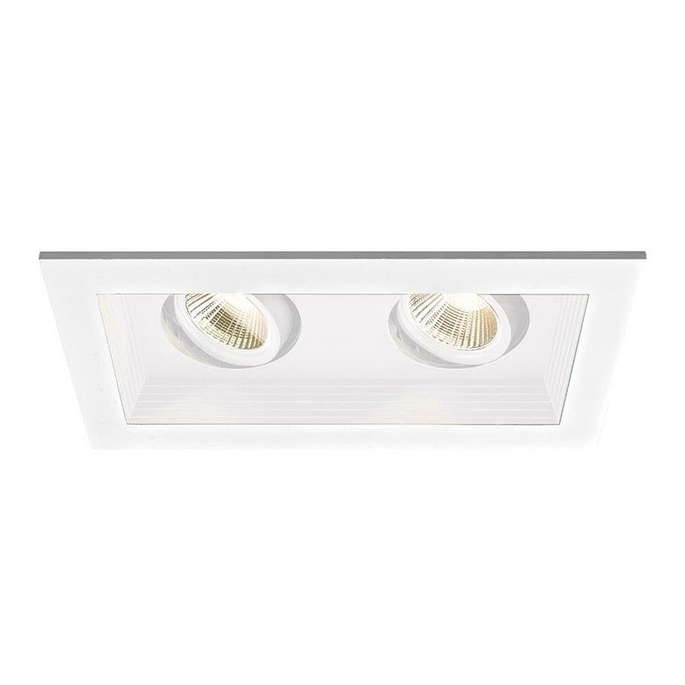 WAC Lighting Mini Multiples LED Three New Construction Housing with Trim and Light Engine - 25 Beam Angle